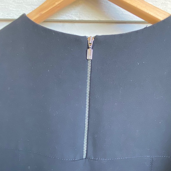 zara | structured mini dress | black | medium - Picture 10 of 11